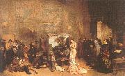 Courbet, Gustave The Painter s Studio oil painting on canvas